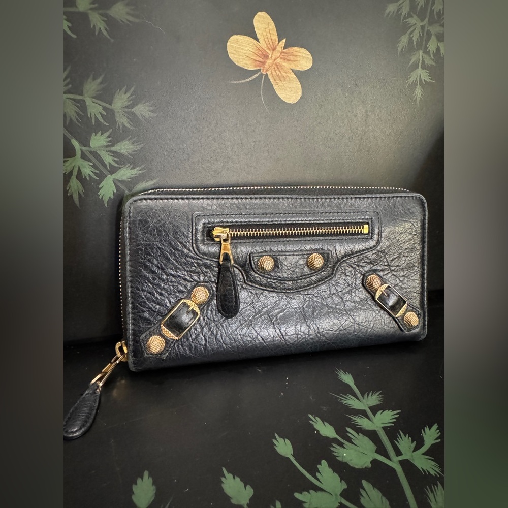 Balenciaga Giant Continental Zip-Around Wallet